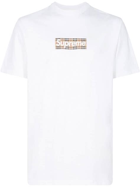 burberry supreme resale|supreme burberry box t shirt.